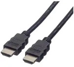 Roline HDMI Anschlusskabel HDMI-A Stecker 5.00 m Schwarz 11.04.5545 4K UHD, Geschirmt