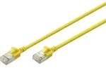 Digitus DK-1632-A-050S-Y RJ45 Patchkabel CAT 6a F/FTP 5 m Gelb Farbcodiert,