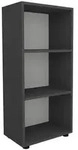 Holz B&uuml;ro Regal B&uuml;cher Ordner Aktenregal Ulas 3f