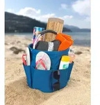 Universal Reinigungs Caddy 16 l, Blau, 2er Set, mit 6 Au&szlig;entaschen f&uuml;r Schw&auml;mme