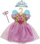 Puppenkleid ''Prinzessin Lillifee'' mit Glitzerkrone und Augenmaske, 3-teilig,