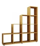 Holz Stand Treppenregal Regal 10 F&auml;cher Napoli