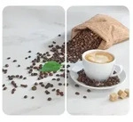 Herdabdeckplatte Universal Mod. Caf&eacute; Aromatica, 2er Set, f&uuml;r alle Herdarten