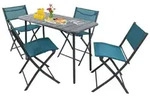 5 tlg. Bistroset Balkonset Gartenset Sumila 110x55
