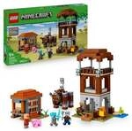 LEGO Minecraft 21278 Ein Verw&uuml;ster am Pl&uuml;nderer-Au&szlig;enposten, Gamer Spiel