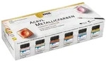 KREUL Acryl Metallicfarben Set Glamour Living 6 x 20 ml