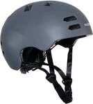 Hudora 84167 - Allround Grapghit Helm, Skaterhelm, Graphit, S
