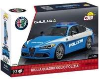 COBI 24606 - Alfa Romeo Giulia Quadrifoglio Polizia, Sportlimousine, Bausatz 1:35, 93