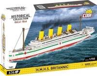 COBI Historical Collection 1681 - H.M.H.S. Britannic (Rot/Wei&szlig;/Gr&uuml;n), Bausatz