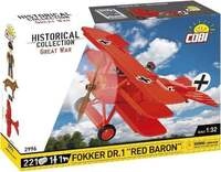 COBI Historical Collection 2996 - Fokker Dr.1 Red Baron, Great War, Bausatz 1:32,