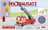 PEBARO 851/2 - Holzbausatz Feuerwehrauto, 23 Teile, Holzkonstruktion zum