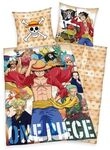 Klaus Herding - One Piece Anime Bettw&auml;sche Renforc&eacute; 80x80cm/135x200cm