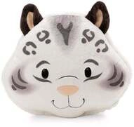 Kissen Schneeleopard Eleni Snowbell 35x30cm rund