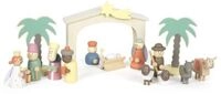 Spielset Holzkrippe Weihnachtsgeschichte