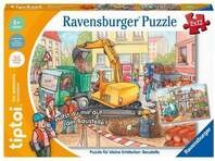 tiptoi&reg; Puzzle f&uuml;r kleine Entdecker: Baustelle - 2x12 Teile
