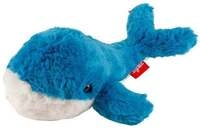 Sigikid 43591 - Kuscheltier Wal blau/wei&szlig;, 42 cm, Flauscherie