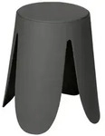 Badhocker Mod. Comiso Anthrazit matt, belastbar bis 180 kg