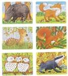 Minipuzzle Waldtiere