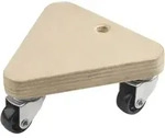 Metafranc WU0822140 Transportroller Sperrholz Traglast (max.): 100 kg 134 mm x...