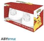 POKEMON 2 Glass Set Magikarp & Gyarados