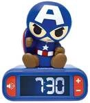 Captain America Nachtlicht Wecker