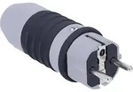 AS Schwabe 62301 Schutzkontaktstecker 230V Grau, Schwarz IP54