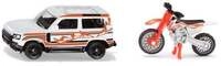 SIKU 1114 Land Rover Defender mit KTM Motorrad