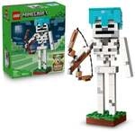 LEGO Minecraft 21594 Das Skelett, Bauspielzeug zum Videospiel, Spielzeug