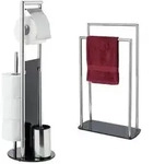 WC-Garnitur und Handtuchst&auml;nder Mod. Ravina, 2 tlg., 3in1 WC-Set