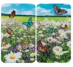 Herdabdeckplatte Universal Mod. Sommerwiese, 2er Set, f&uuml;r alle Herdarten geeignet