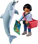 PLAYMOBIL 72091 Zoo: Delfin und Besucherin