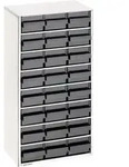 ESD raaco 1224-02 Stahlmagazin (L x B x H) 306 x 150 x 552 mm Anzahl F&auml;cher: 24