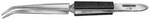 Bernstein Tools for Electronics 5-156 L&ouml;tpinzette Flach-rund, gebogen 160mm