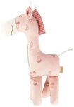 Sigikid 39978 - Greifling Giraffe, sigibaby, rosa, Baumwolle, 23 cm