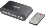 SpeaKa Professional SP-SW-200 Toslink-Switch mit Aluminiumgeh&auml;use