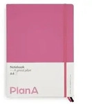 Notizbuch A4 Hardcover Candy Pink Liniert, 192 Seiten