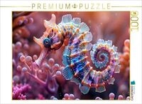CALVENDO Puzzle Seepferdchen 1000 Teile Lege-Gr&ouml;&szlig;e 64x48cm Foto-Puzzle f&uuml;r