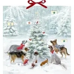 Zettel-Adventskalender - Weihnachten auf vier Pfoten