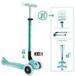 GLOBBER ELITE GLOW LIGHTS dunkelmint, mit Leuchtrollen und Glow-Effekt