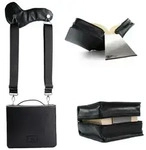 HabersackSKIN Tasche PURO aus Nappaleder in Gr. XL in Onyx-Schwarz mit...