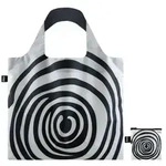 LOUISE BOURGEOIS Schwarze Spiralen Recycelte Tasche