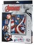 Craft Buddy CAM-MCU930 - Crystal Art Framed Picture Kit, Marvel Captain America,