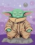 CreArt, Malen nach Zahlen Adults Trend - Star Wars Meditierender Grogu