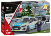 COBI 24672 - Audi RS4 Polizei, Bausatz 1:35, 153/1 Klemmbausteine
