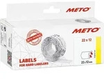 METO Preis-Etiketten 9506154 Wiederabl&ouml;sbar Etiketten-Breite: 22 mm Etiketten-H&ouml;he: