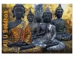 All U Buddhas (Wandkalender 2027 DIN A2 quer), CALVENDO Monatskalender