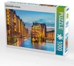 CALVENDO Puzzle Speicherstadt in Hamburg 1000 Teile Puzzle quer 1000 Teile