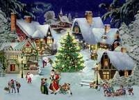 Puzzle &ndash; Weihnachten im Dorf