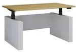 Schreibtisch h&ouml;henverstellbar Salia 140x80