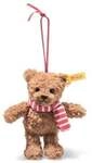 Steiff 114274 - Ben Teddyb&auml;r Ornament, Weihnachten, Pl&uuml;sch, 12 cm